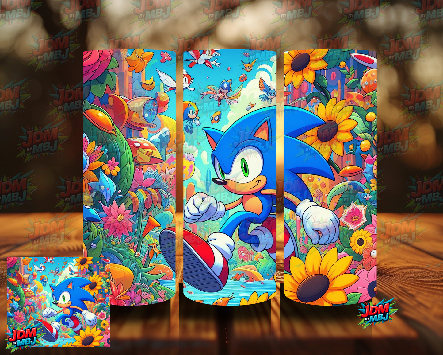 Inspired by Sonic The Hedgehog Sublimation Prints