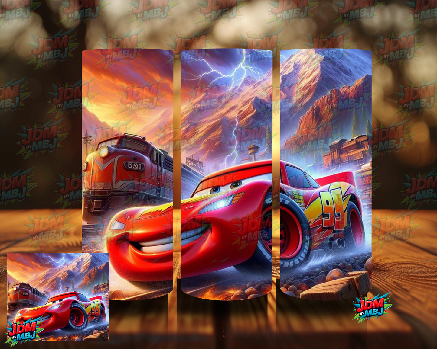 Inspired by Lighting McQueen Sublimation Prints