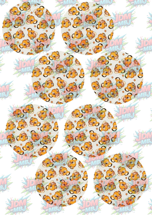 Inspired by Simba Coasters Sublimation Prints