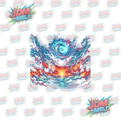 Iron On - Naruto 'Halftone' DTF