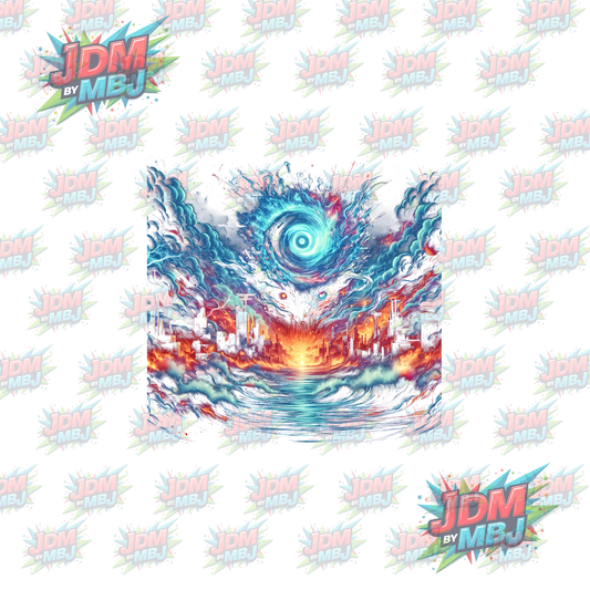 Iron On - Naruto 'Halftone' DTF