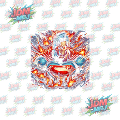 Iron On - Superhero Halftone DTF