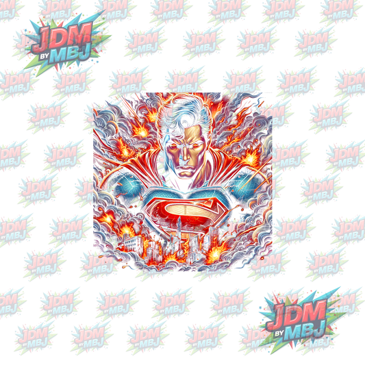 Iron On - Superhero Halftone DTF