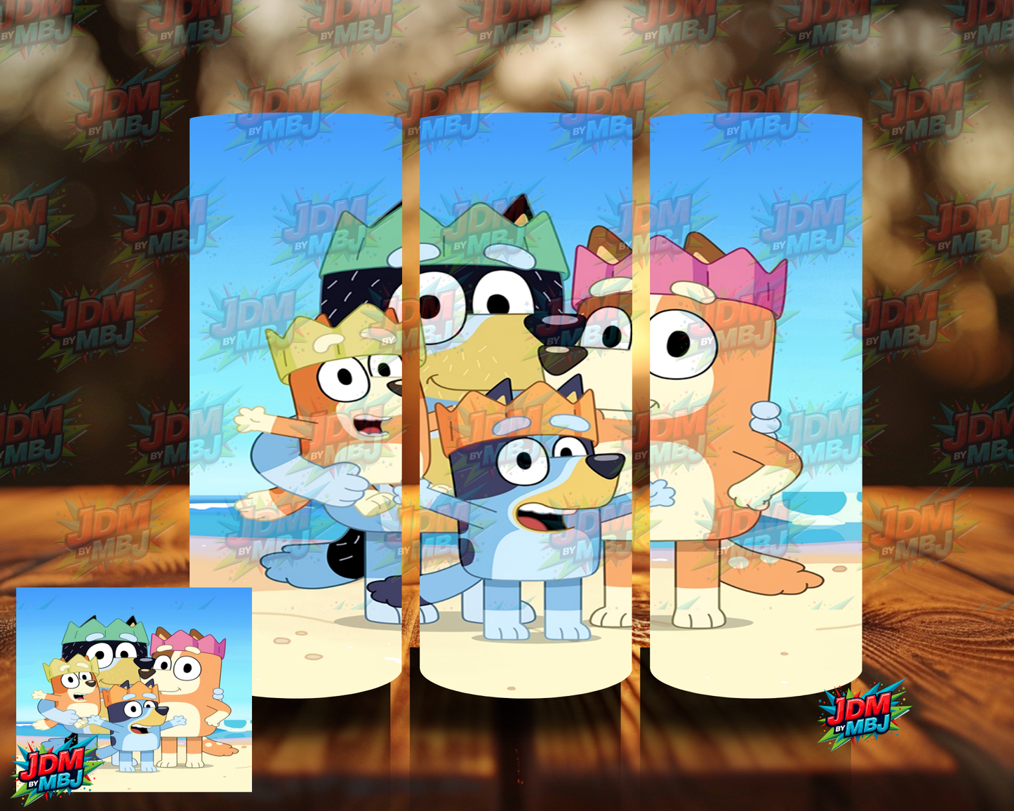 Inspired by Bluey Sublimation Prints