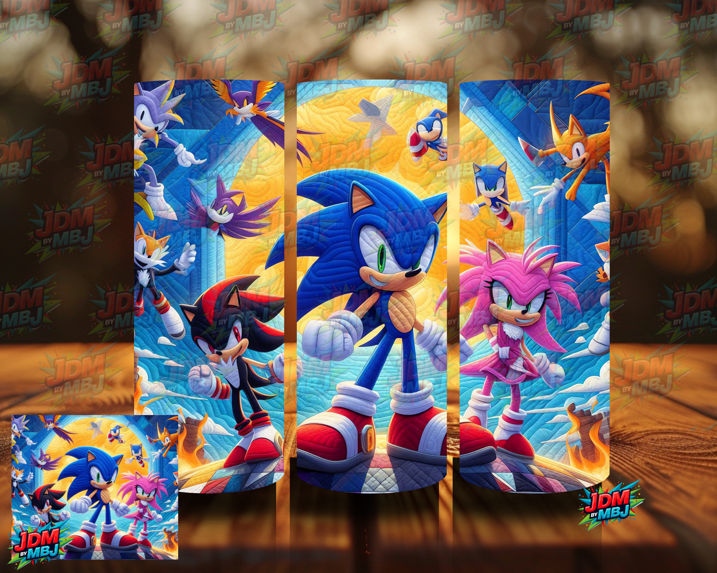 Inspired by Sonic The Hedgehog Sublimation Prints