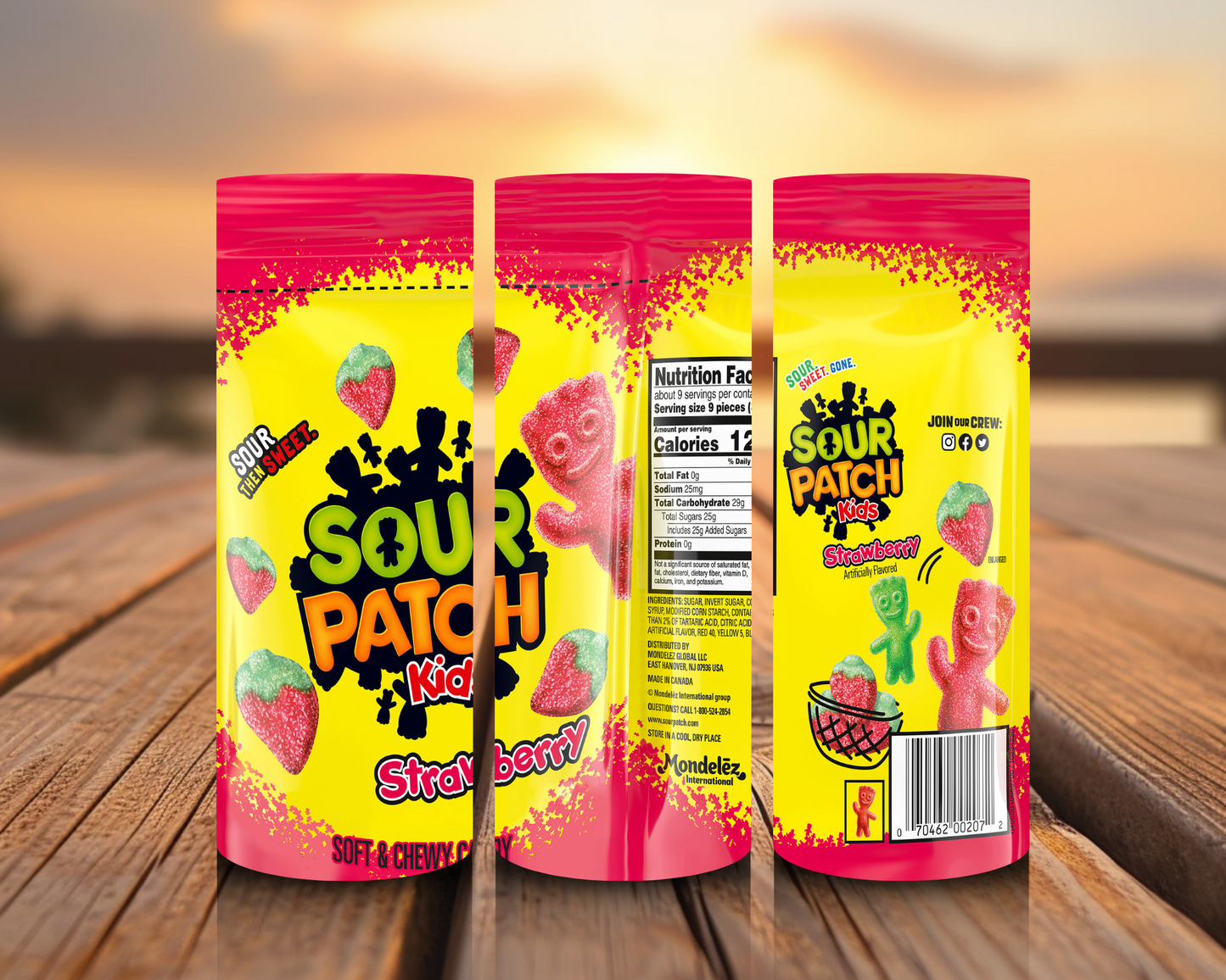 Inspirado en impresiones de sublimación de snacks