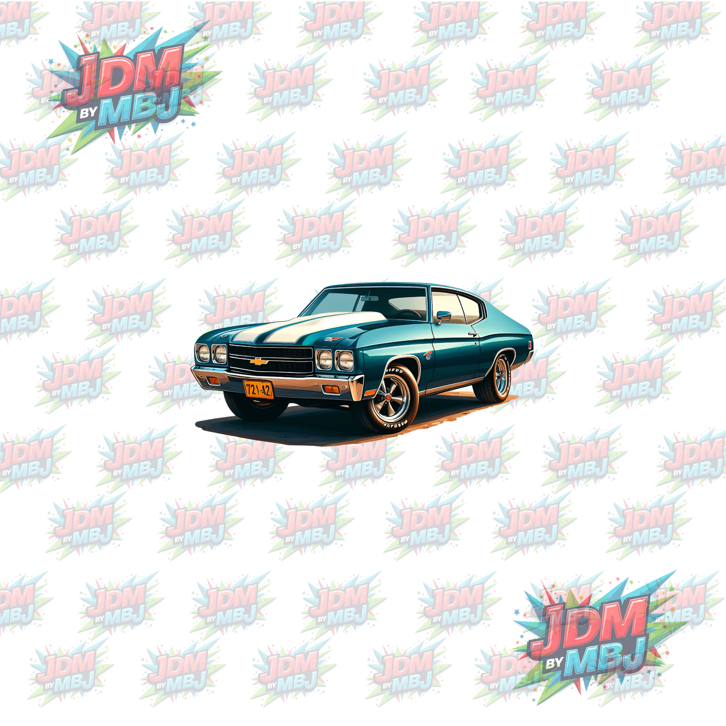 Iron On - Classic Vintage Cars DTF 20cm