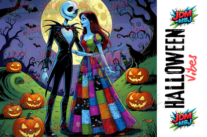 Inspirado en las impresiones de sublimación de Halloween