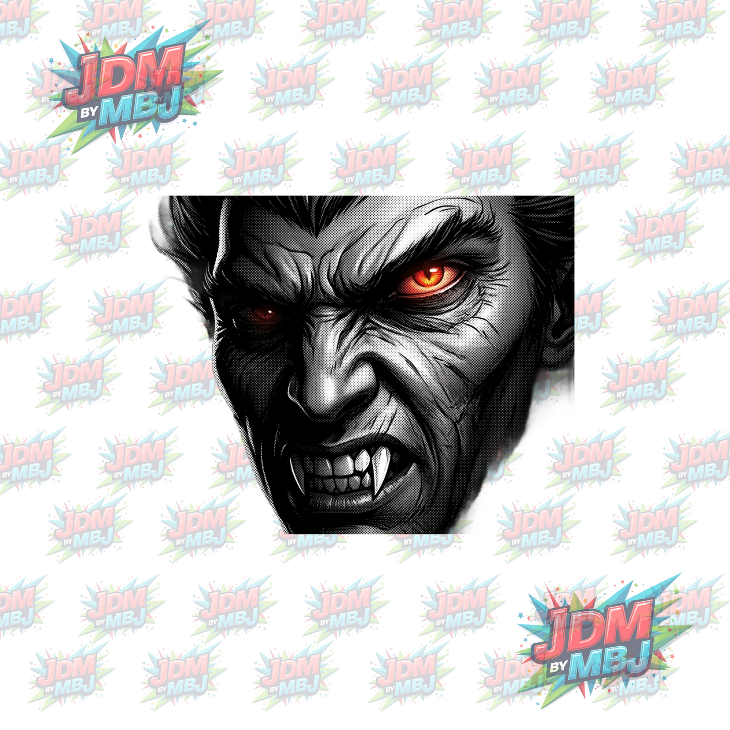 Iron On - Horror 'Halftone' DTF