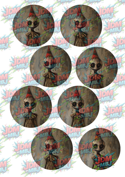 Impresiones de sublimación de posavasos para coche (8 por página)