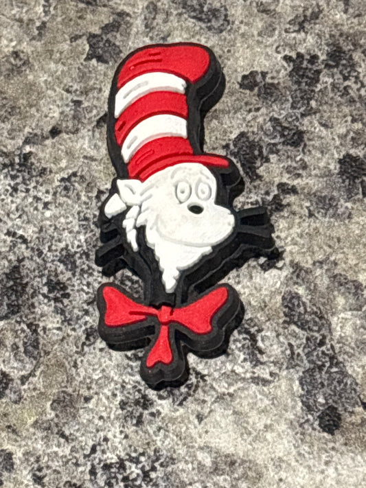 Inspired by Cat in The Hat Shoe Charm's