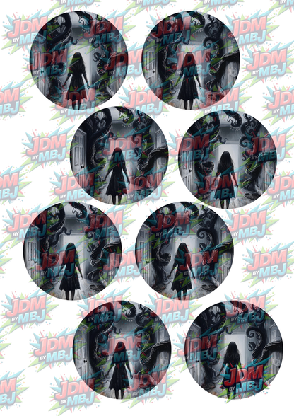 Impresiones de sublimación de posavasos para coche (8 por página)