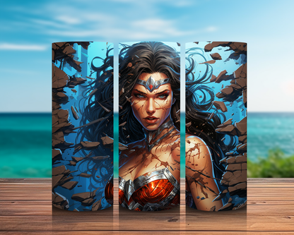 Inspired by 3D Super Hero in Wall Sublimation Prints