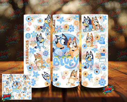 Inspired by Bluey Sublimation Prints