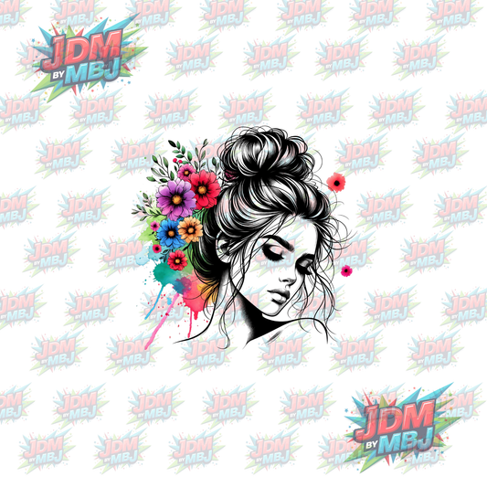 Iron On - Tattoo Girl DTF