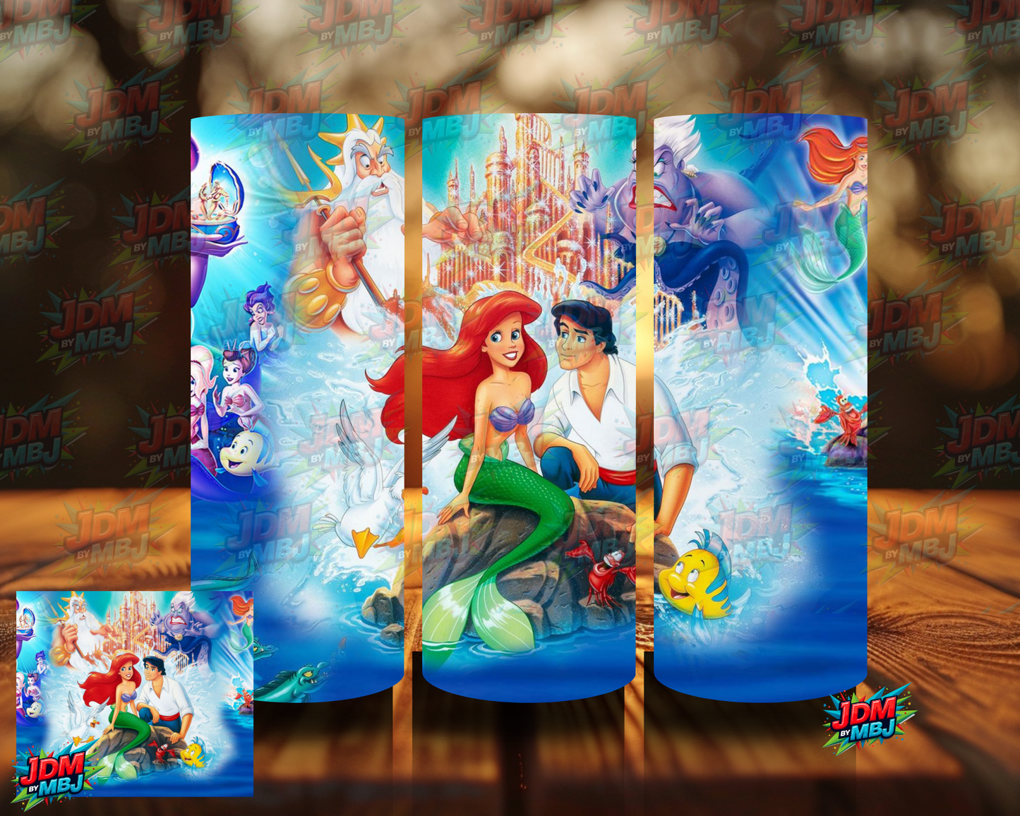 Inspired by The Little Mermaid Sublimation Prints