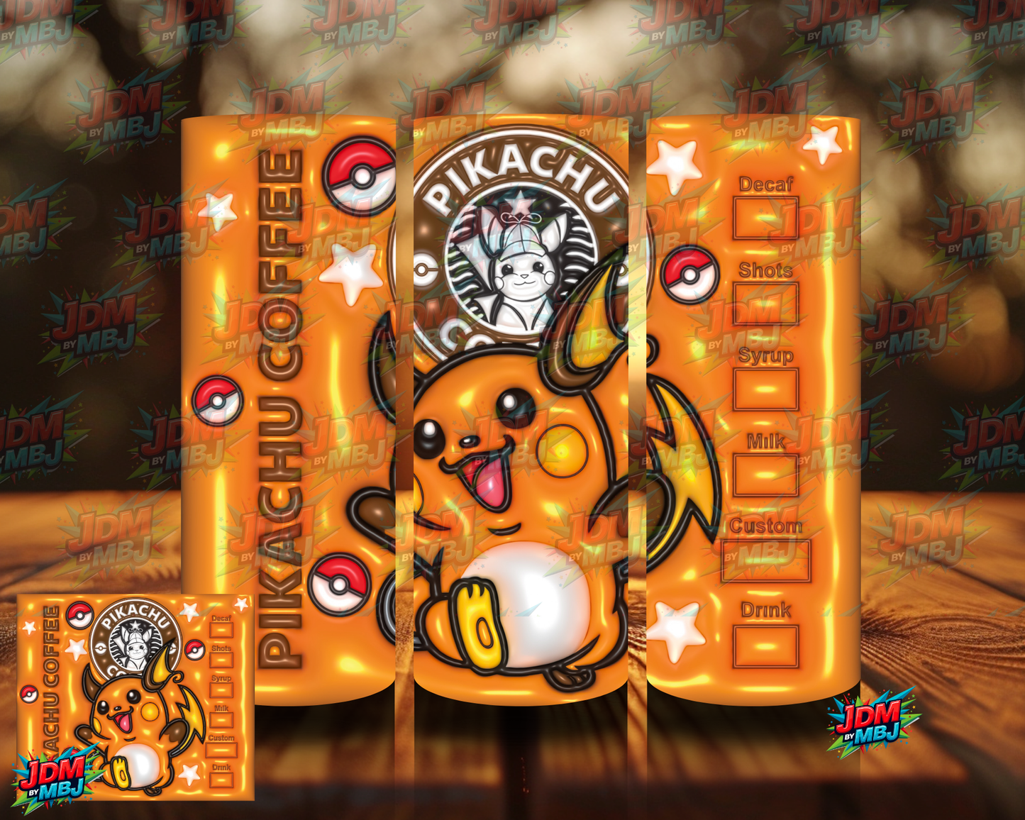 Bubble Style "Coffee" Sublimation Prints