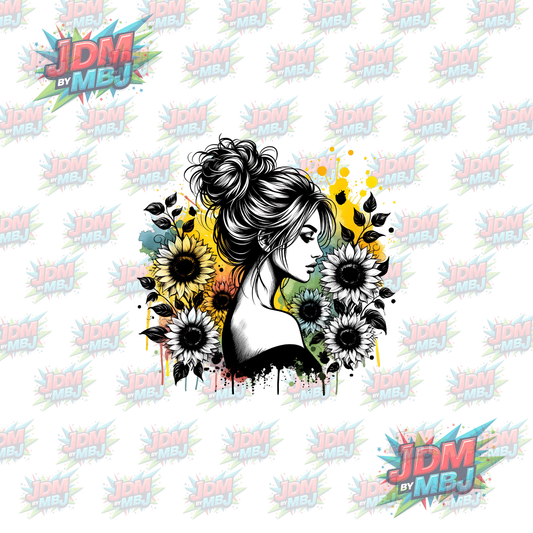 Iron On - Tattoo Girl DTF