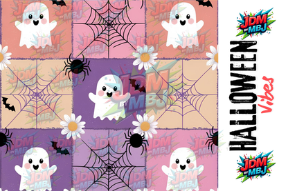 Inspirado en las impresiones de sublimación de Halloween