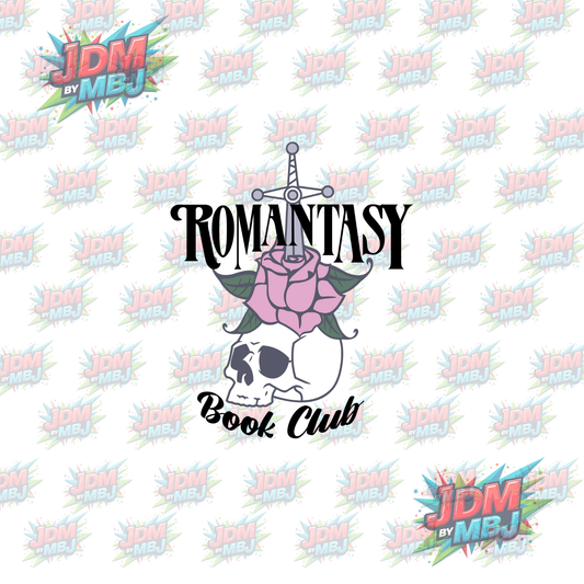 Iron On - Romantic Book Club DTF 20cm