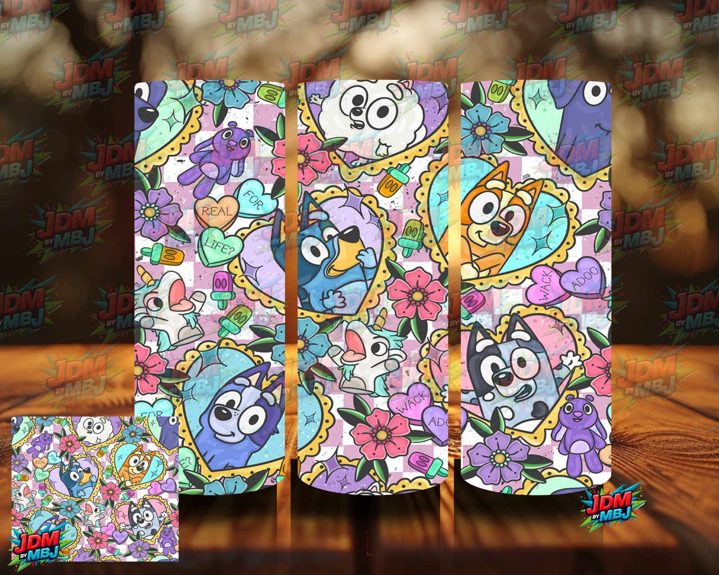 Inspired by Bluey Sublimation Prints