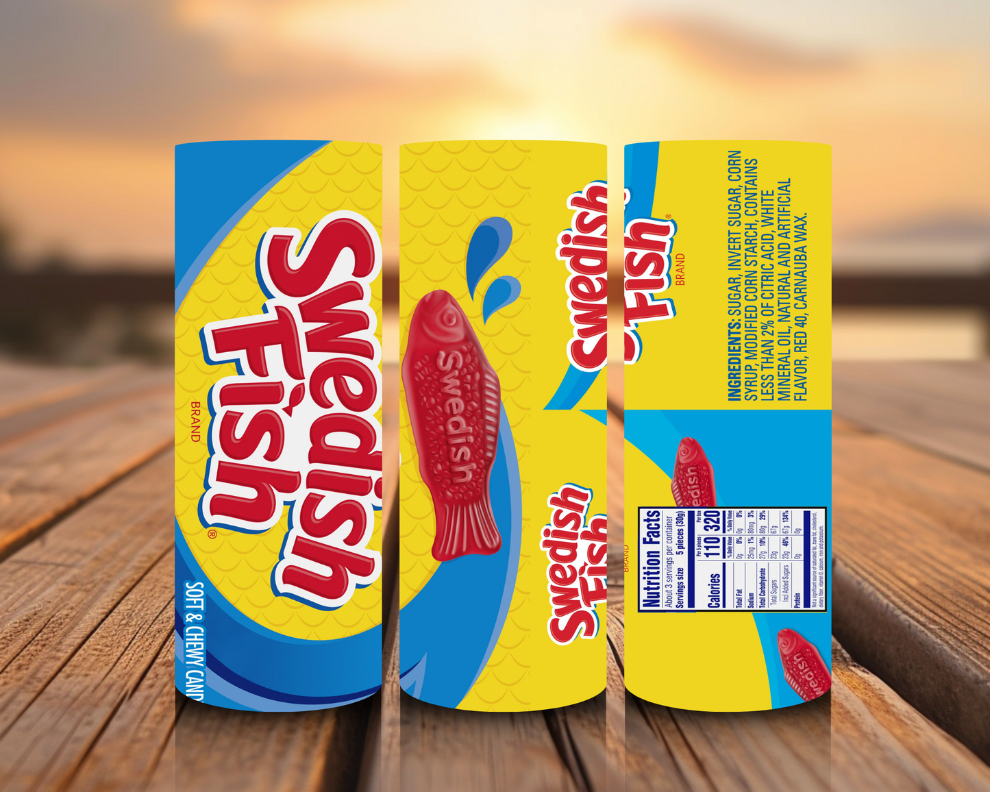 Inspirado en impresiones de sublimación de snacks