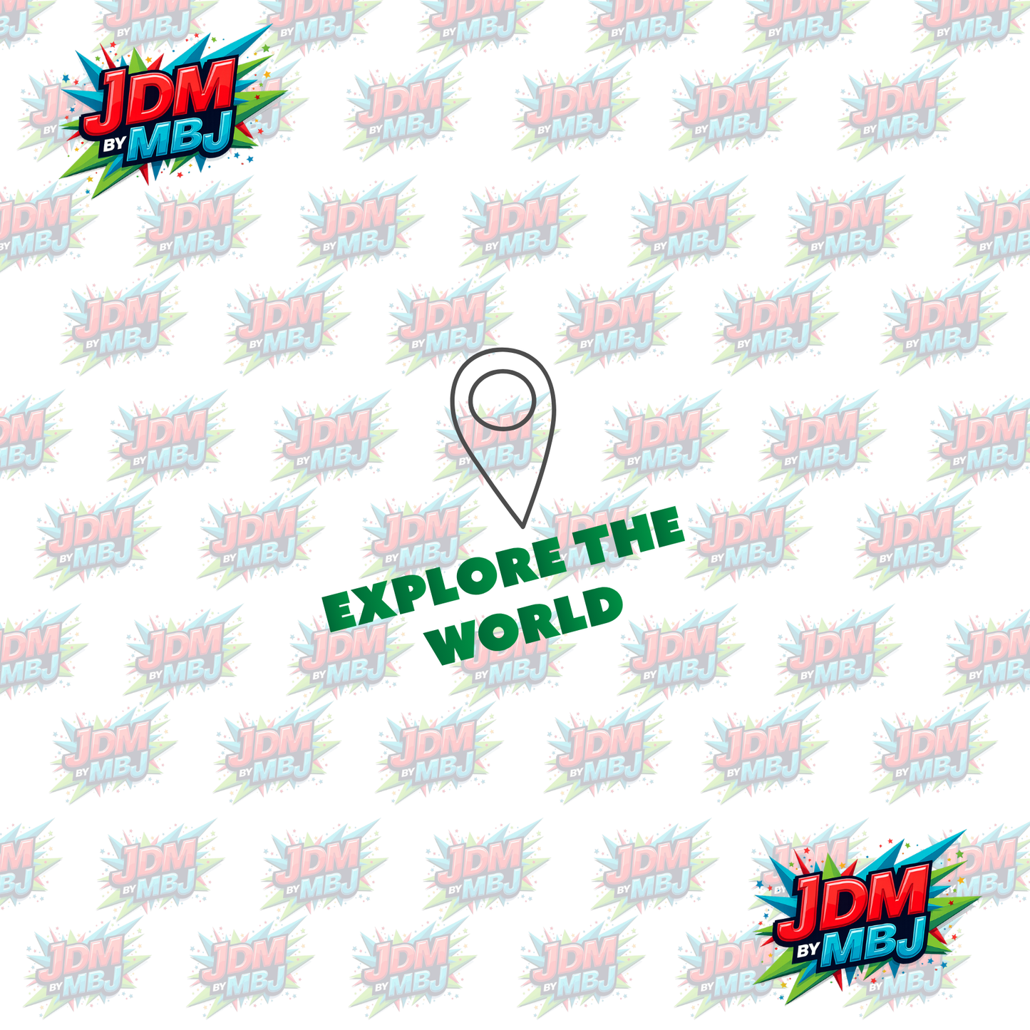 Iron On - Explore The World DTF 20cm
