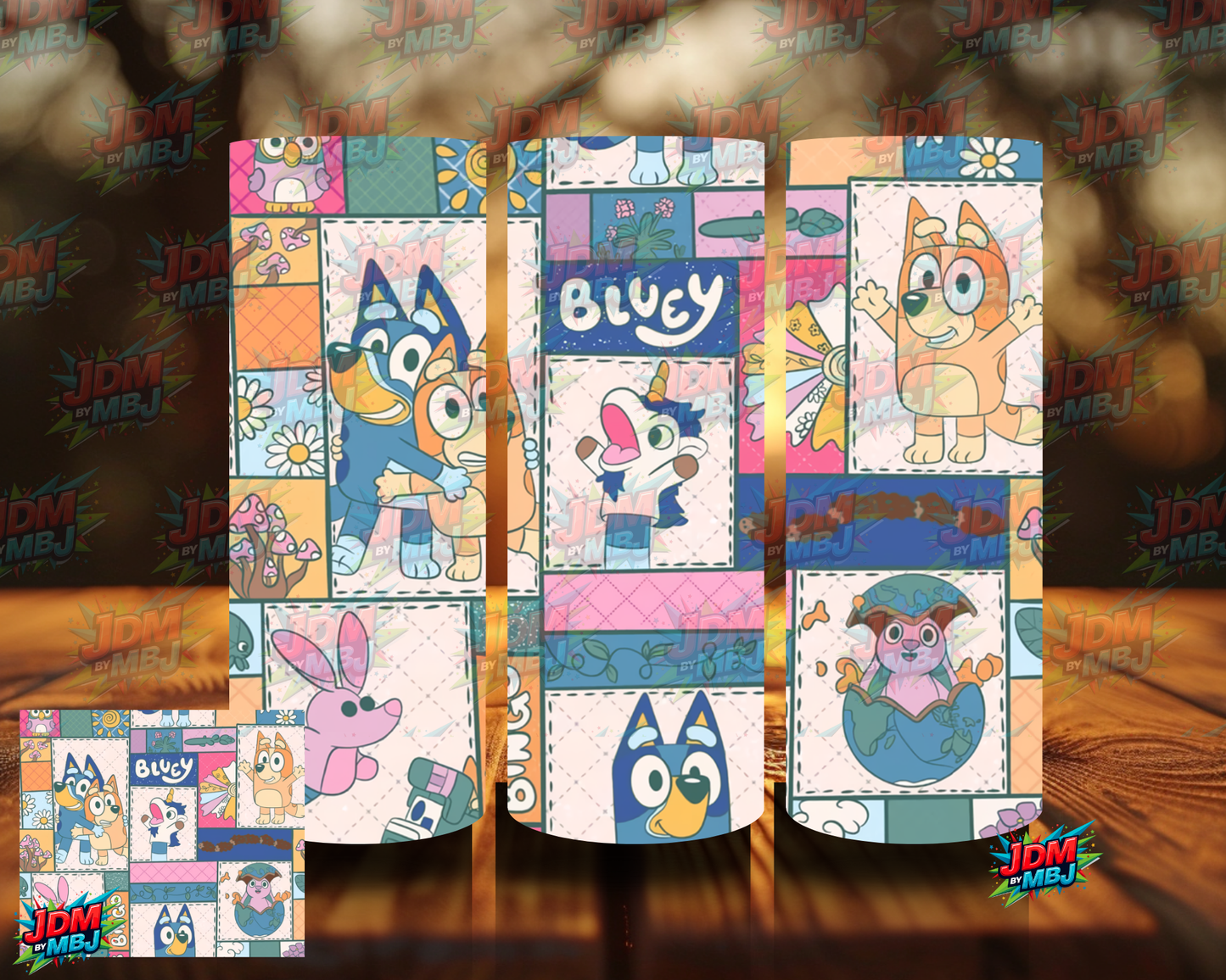 Inspired by Bluey Sublimation Prints