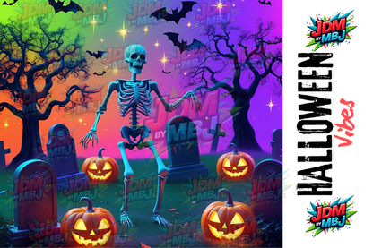 Inspirado en las impresiones de sublimación de Halloween