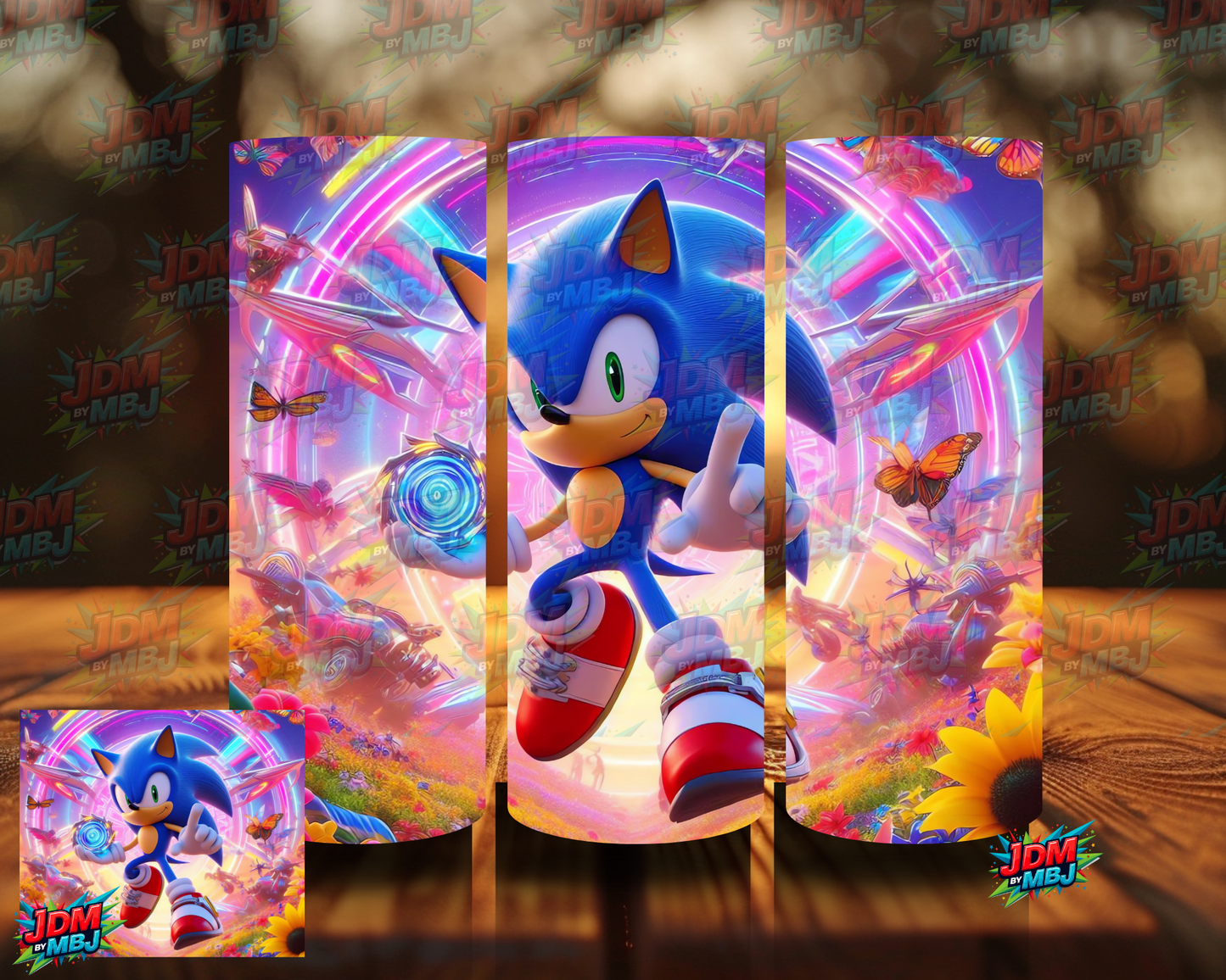Inspired by Sonic The Hedgehog Sublimation Prints