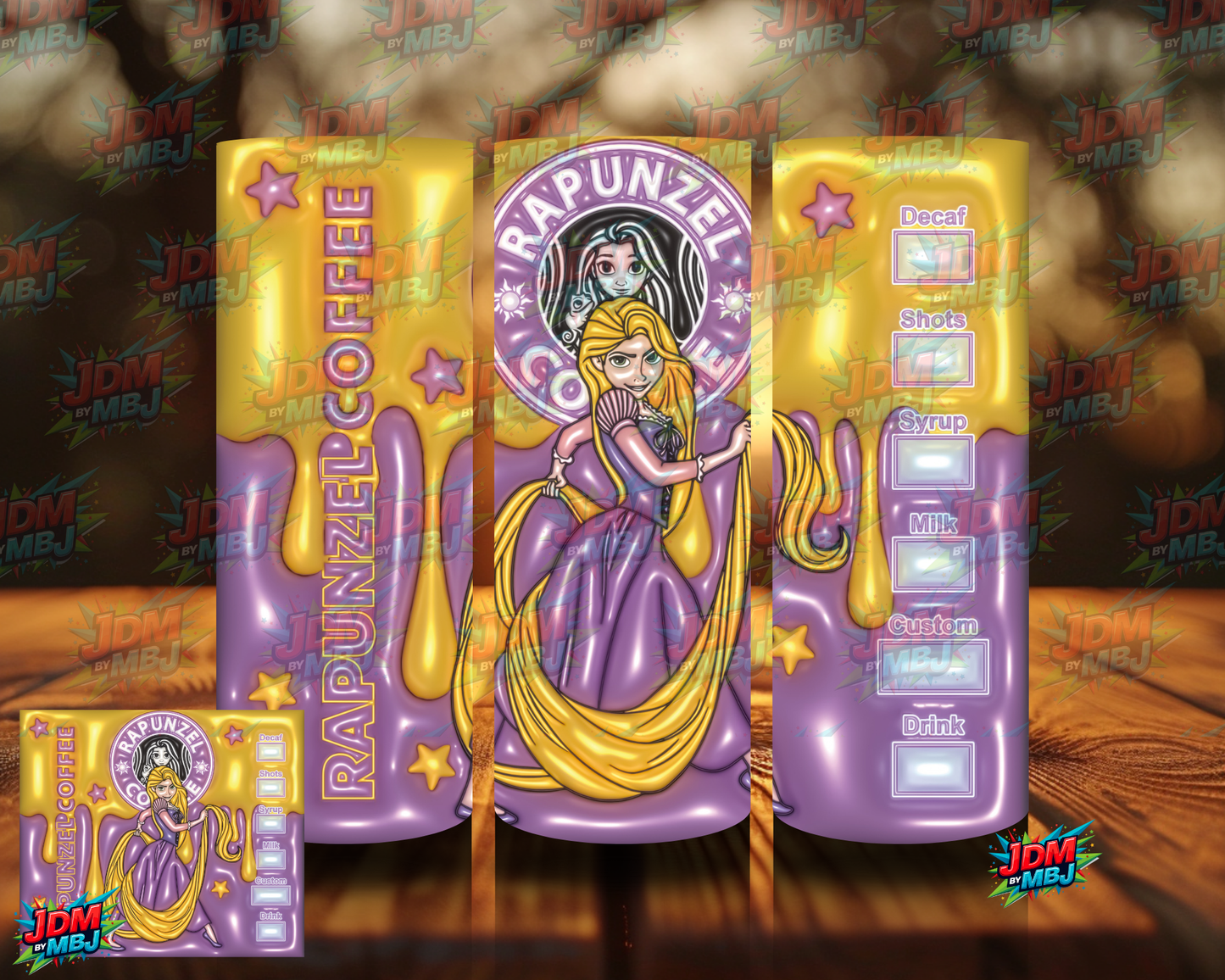 Bubble Style "Coffee" Sublimation Prints