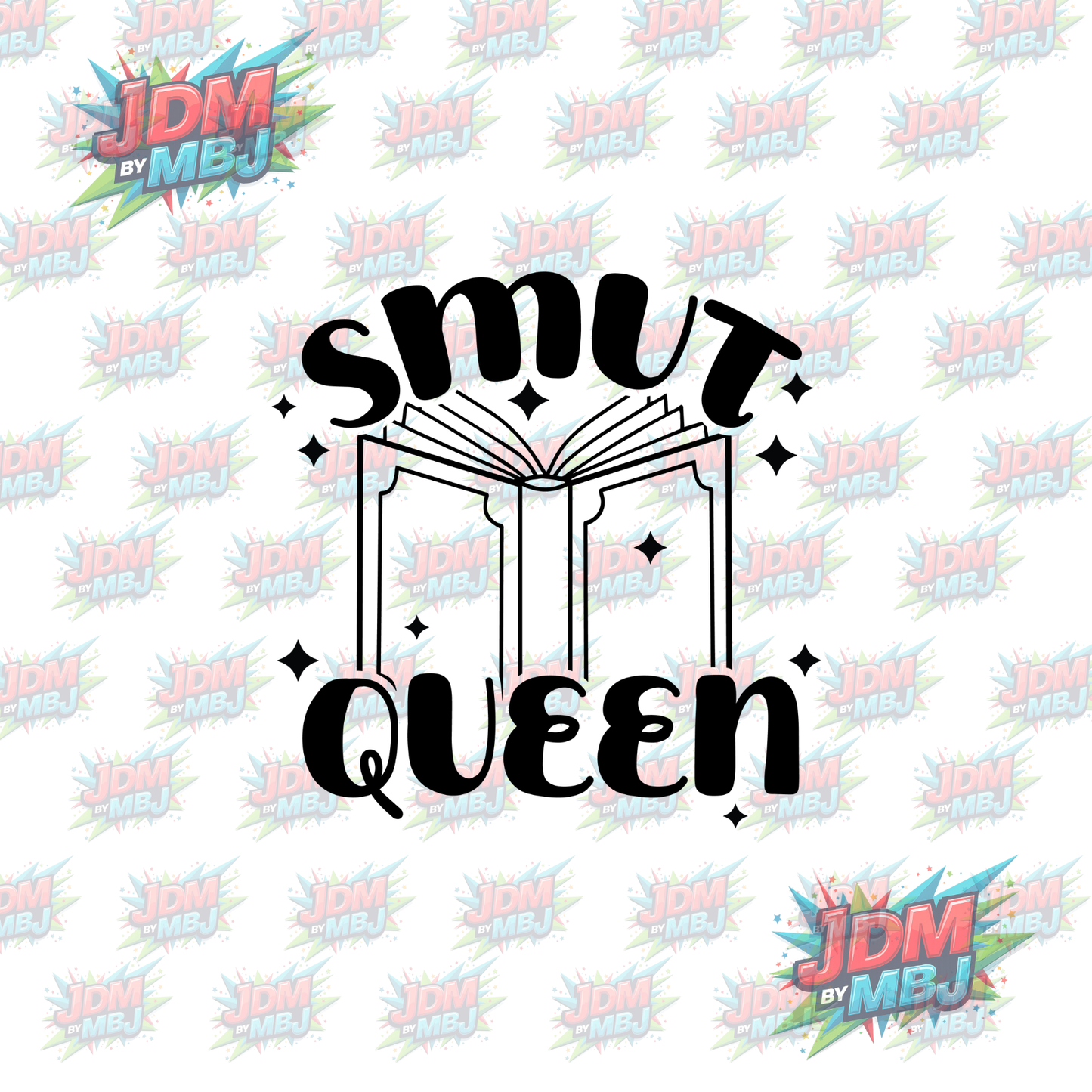 Iron On - Smut Queen "Book" DTF 20cm