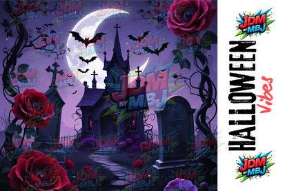 Inspirado en las impresiones de sublimación de Halloween