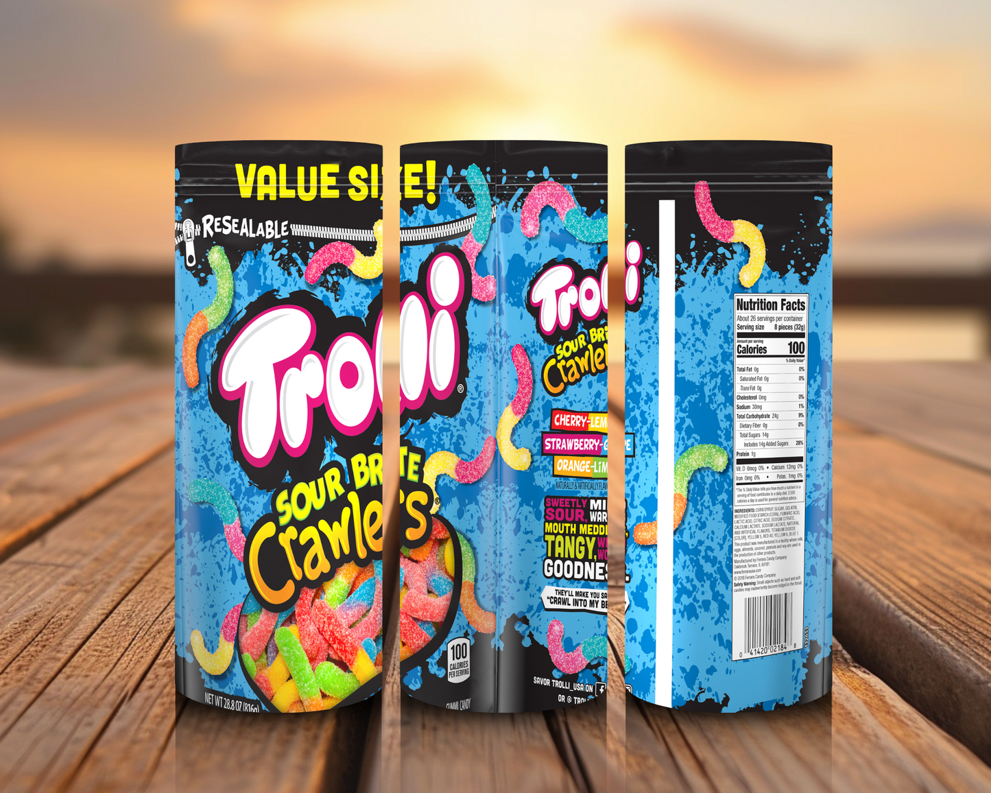 Inspirado en impresiones de sublimación de snacks