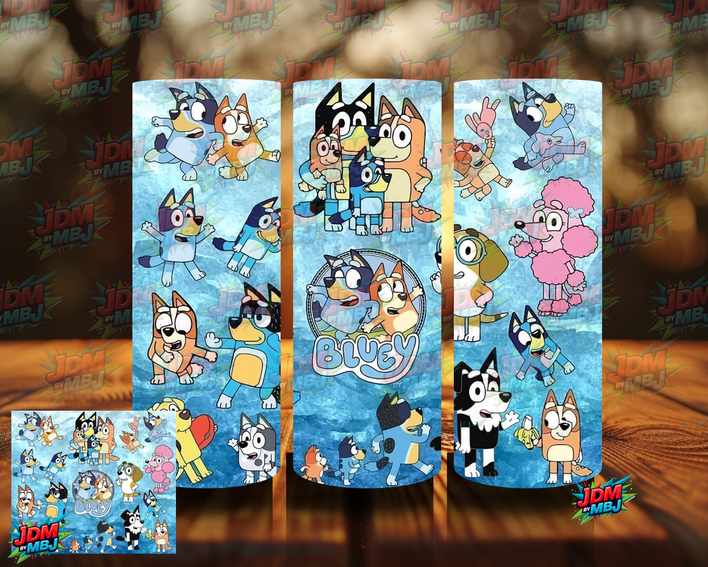 Inspired by Bluey Sublimation Prints