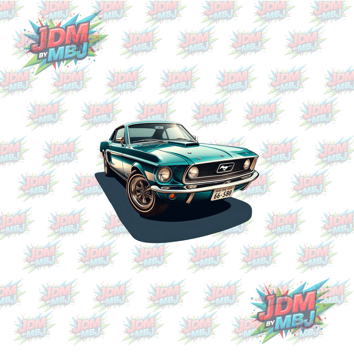 Iron On - Classic Vintage Cars DTF 20cm