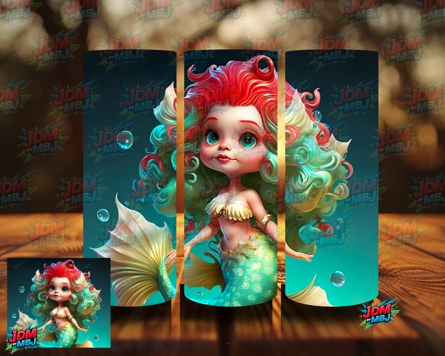 Inspired by The Little Mermaid Sublimation Prints