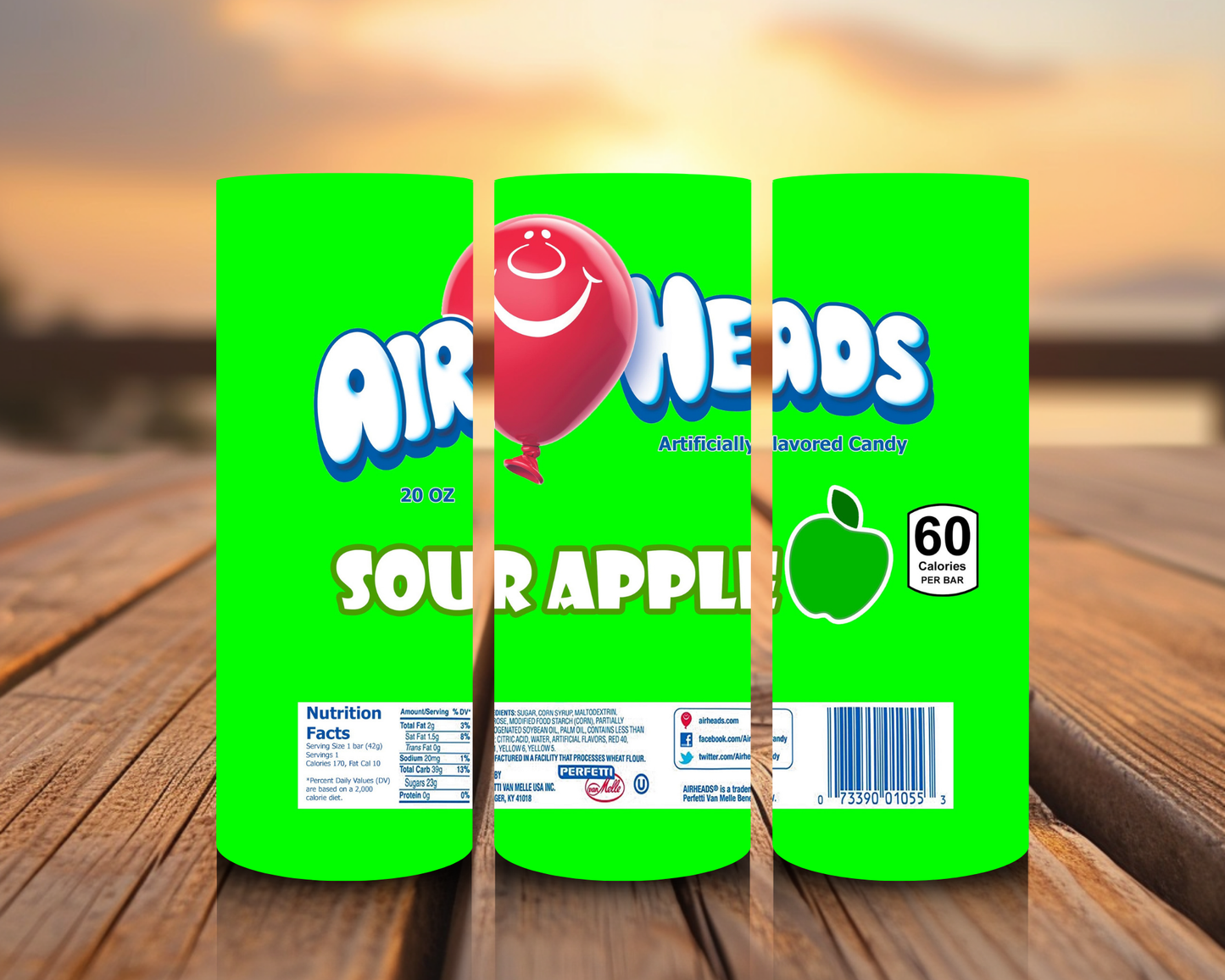 Inspirado en impresiones de sublimación de snacks