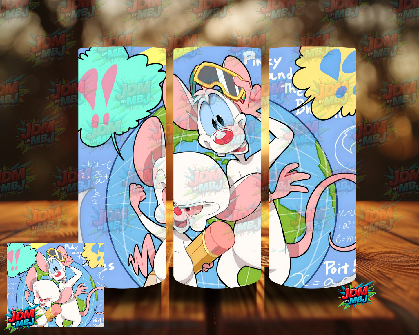 Inspired by Pinky & The Brain Sublimation Prints