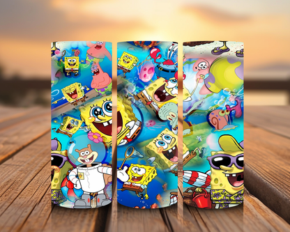Inspired by Sponge Bob Square Pants Sublimation Prints