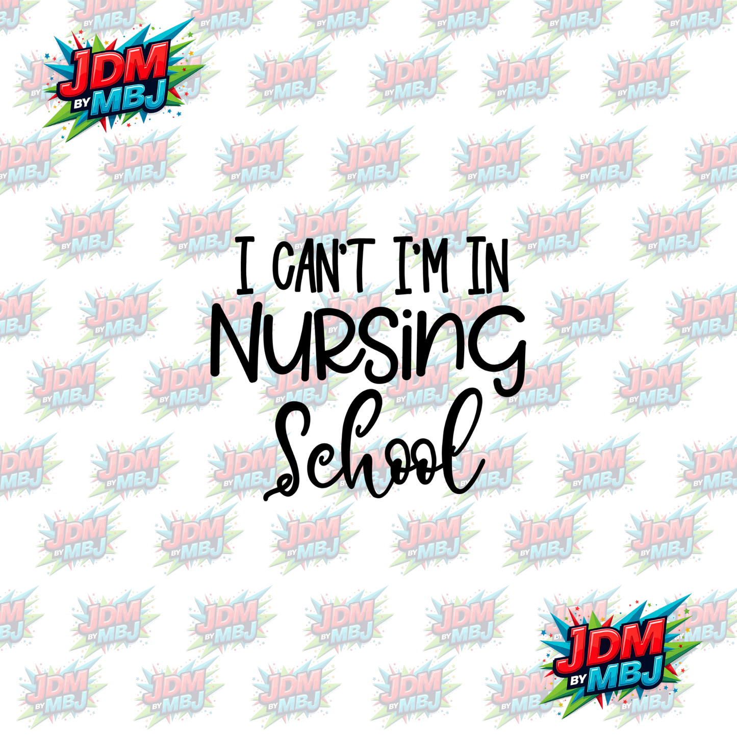 Iron On - Nurse Style DTF 20cm