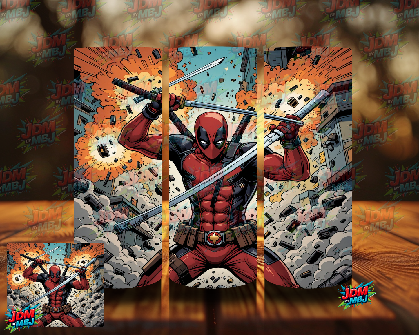 Inspired by Dead Pool Sublimation Prints