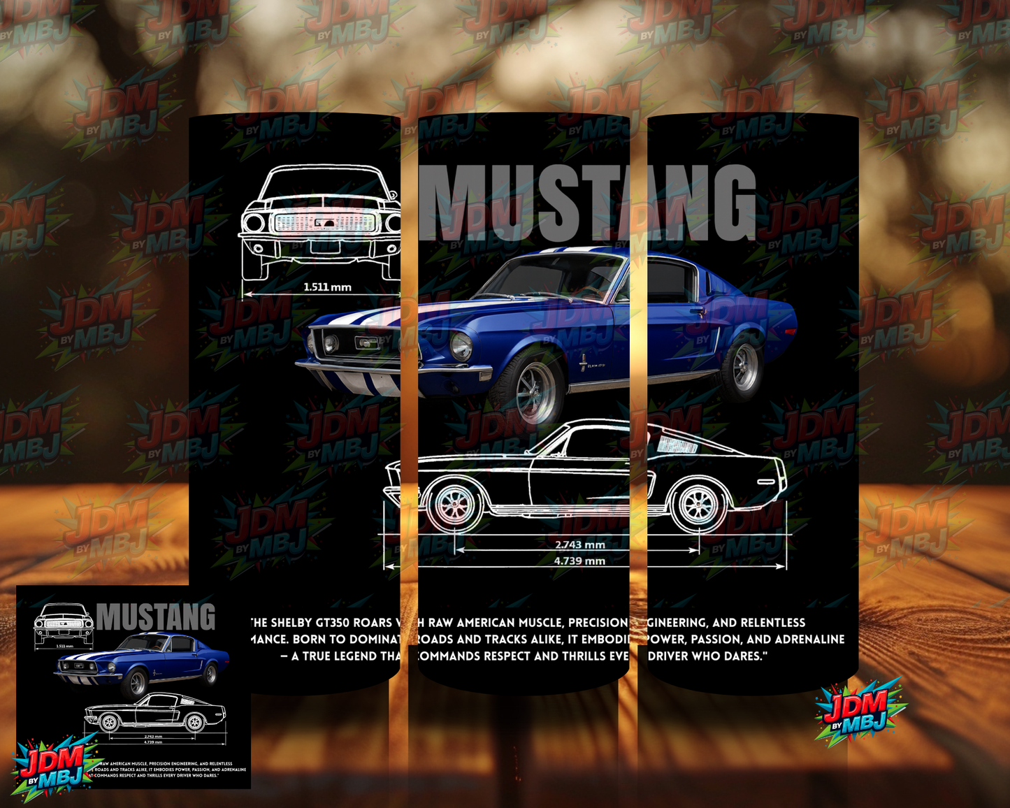 Inspired by Car Brands Sublimation Prints