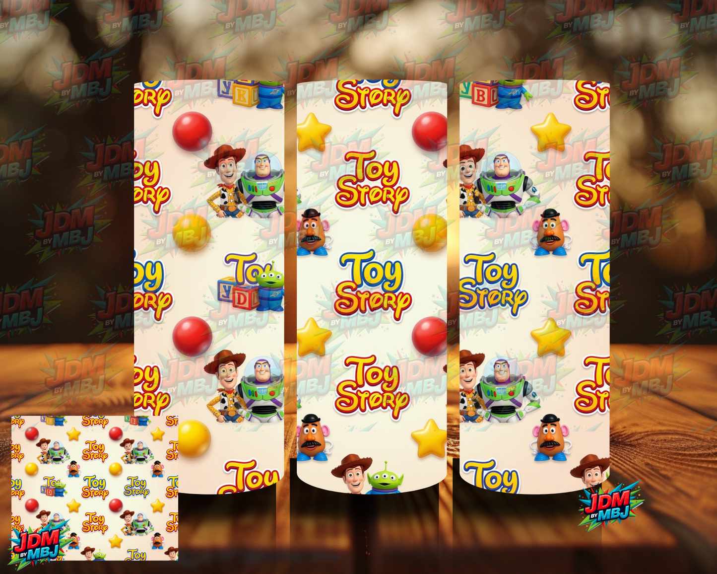 Inspired by Toy Story Patten Sublimation Prints