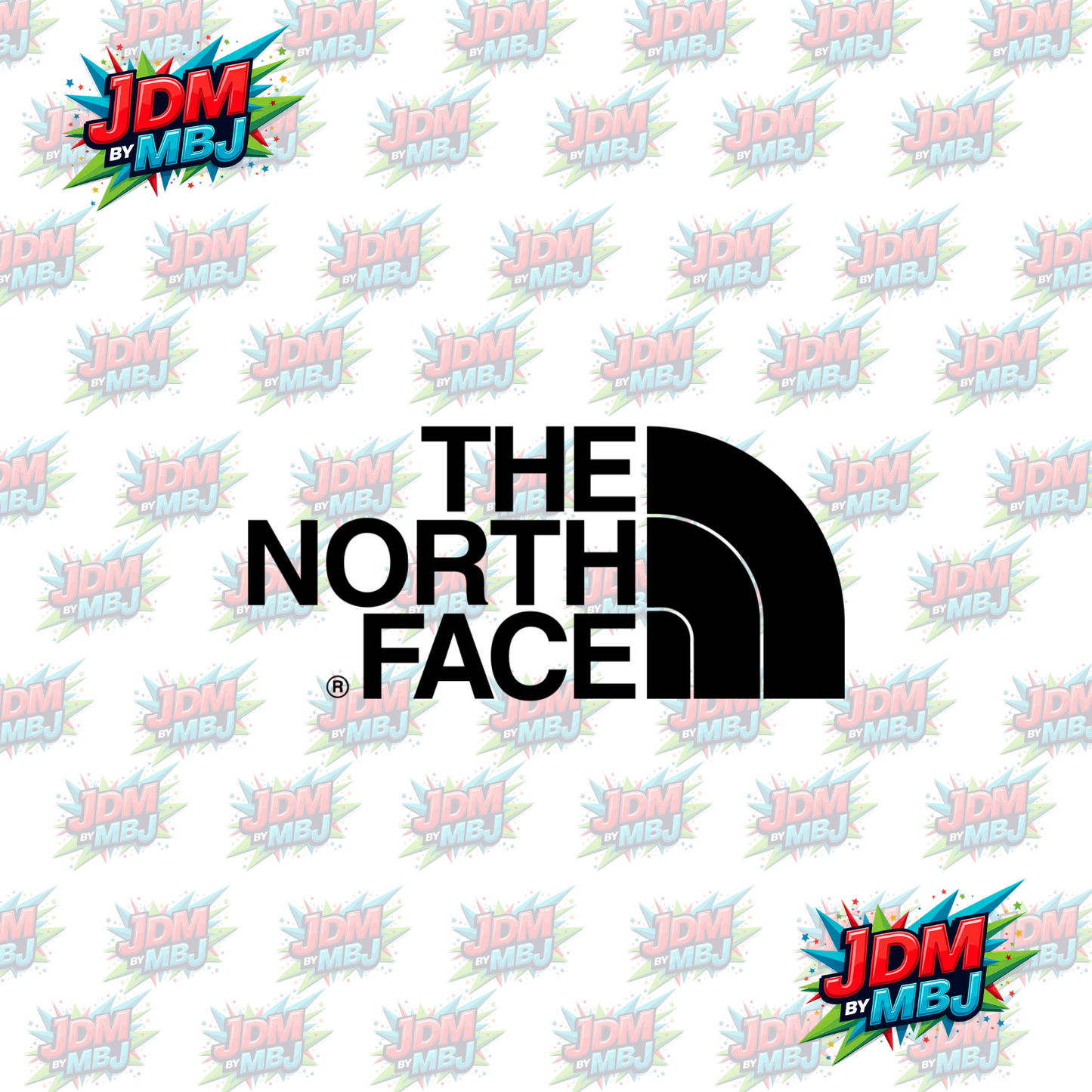 Iron On -  The North Face Brand Inspired DTF 20cm