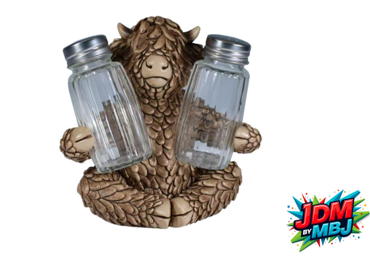 Highland Cow Salt & Pepper Shaker