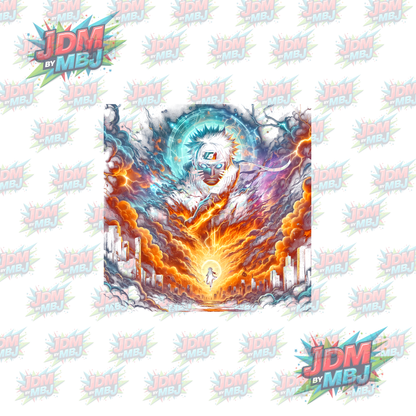 Iron On - Naruto 'Halftone' DTF