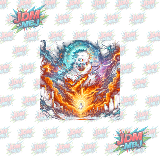 Iron On - Naruto 'Halftone' DTF