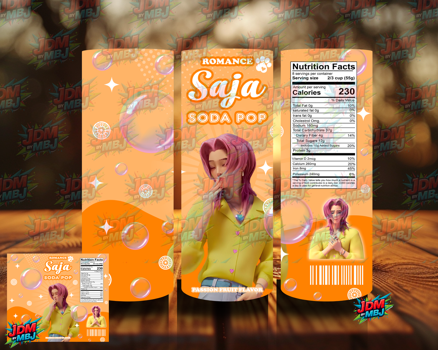 Inspired by Soda Pop (K-Pop Demon Hunter) Sublimation Prints