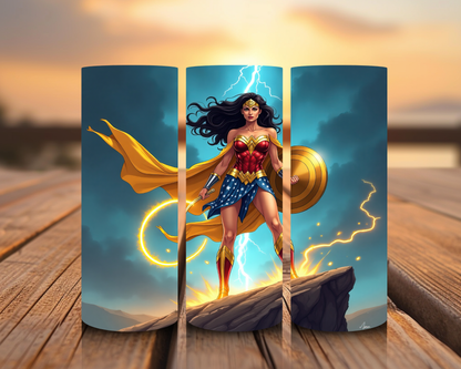 Inspirado en las impresiones de sublimación de la Mujer Maravilla